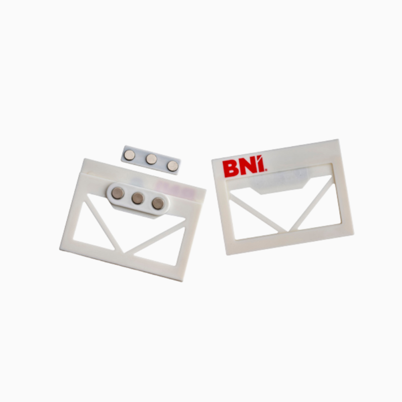 Member White Badge(magnetic)(Pack of 50)